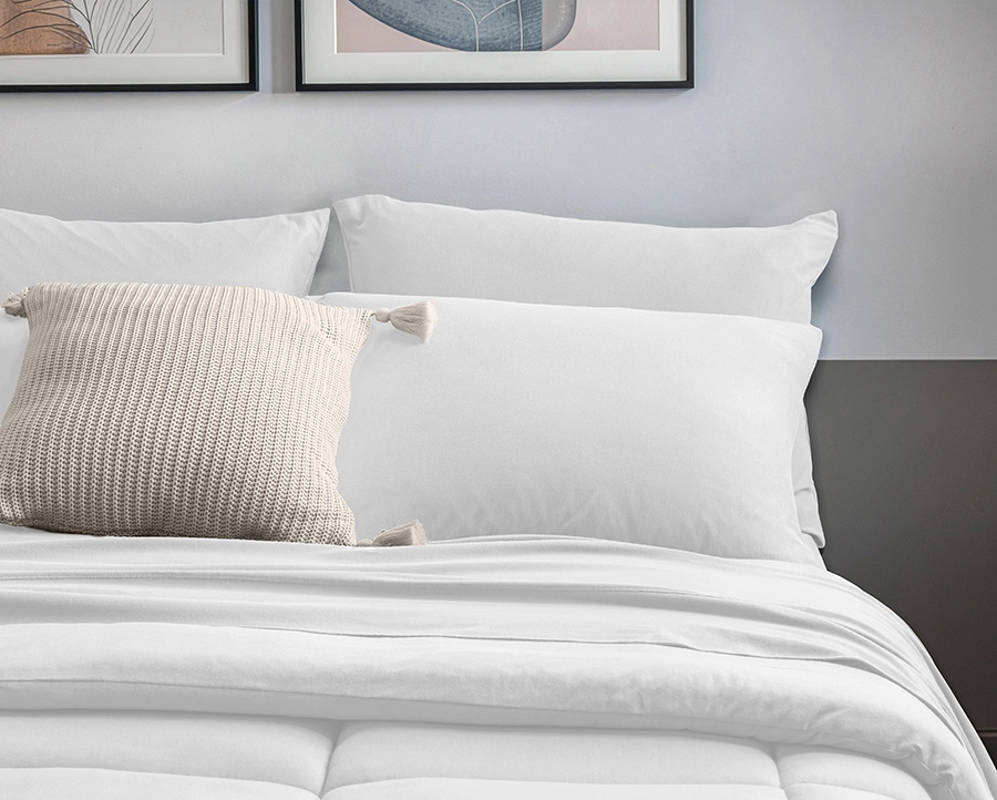 Jogo de Cama Zelo Malha Premium Casal - 100% Algodão - Fio Penteado